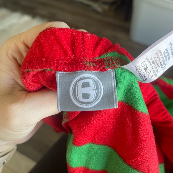 Striped Fleece Christmas PJ bottoms - Picture 4 of 6